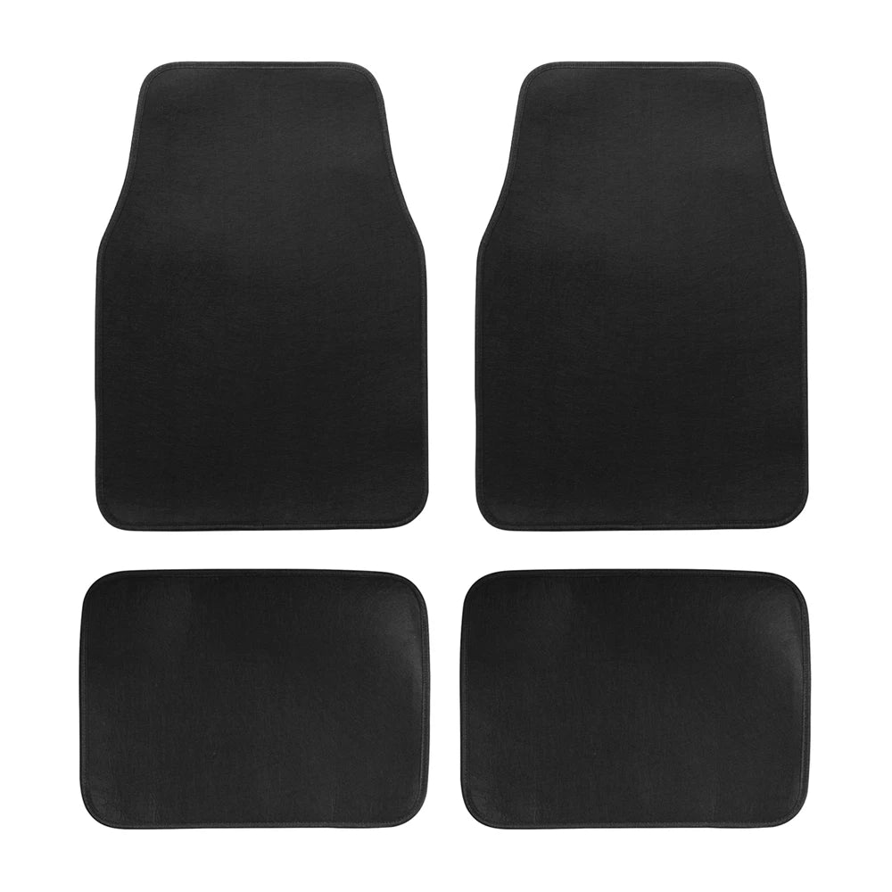 4Pcs Universal Car Floor Mats Front & Rear
